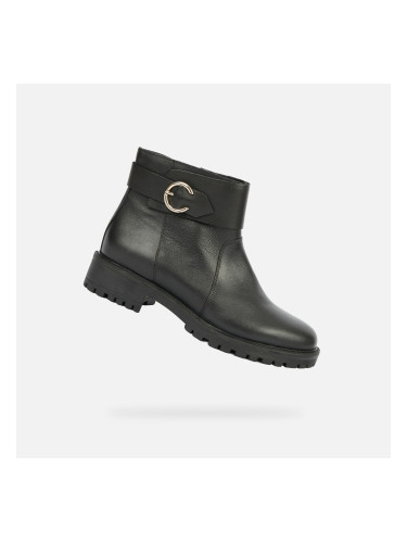 Black women's ankle boots Geox Hoara - Women's