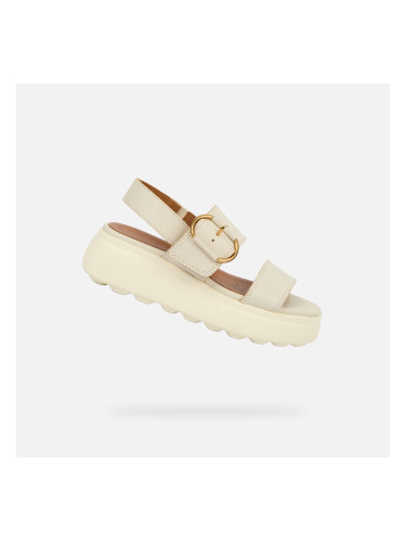 Geox Spherica Women's Cream Sandals - Women's