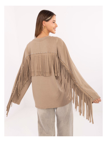 Blouse-IT-BZ-21695.10-dark beige