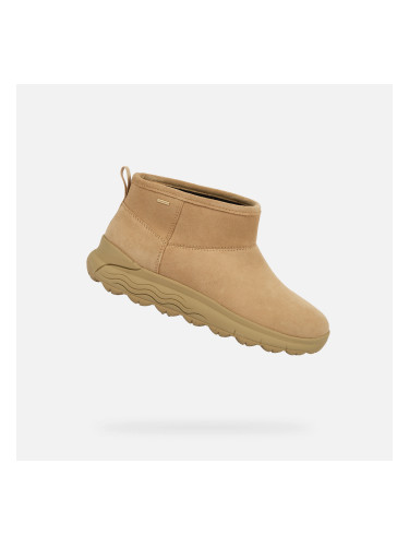 Beige Geox Spherica 4x4 B ABX Women's Ankle Boots - Ladies
