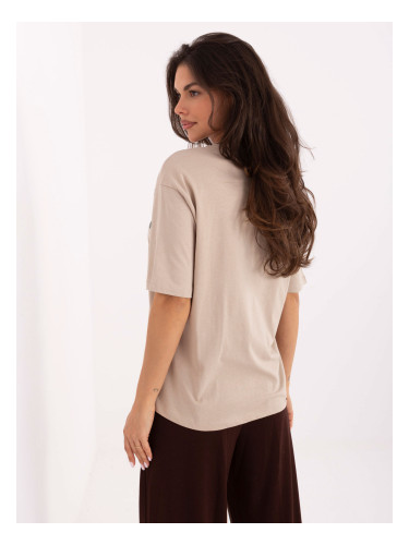 T-shirt-D12083AI02799A-beige