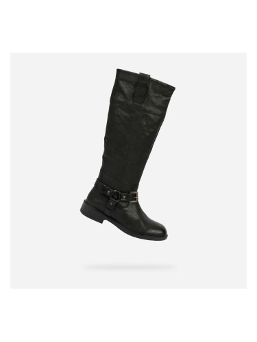 Black Women's Geox Catria Boots - Women's