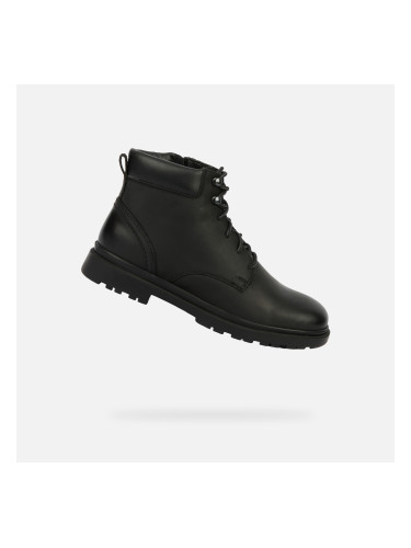 Black Men's Ankle Boots Geox Andalo - Mens
