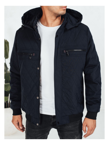 Мъжко ватирано преходно яке с качулка