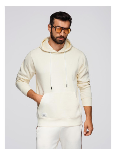Ombre Men's BASIC kangaroo hooded sweatshirt