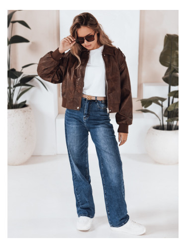 Дамски широки дънки сини Dstreet