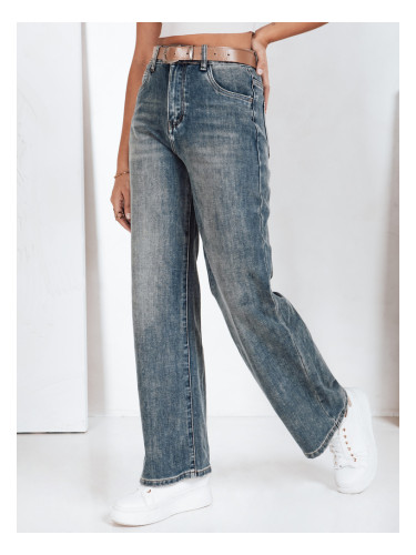 Дамски дънки с широки крачоли Dstreet