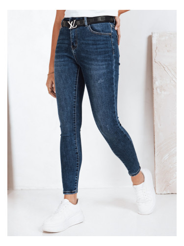 Дамски тесни дънки сини