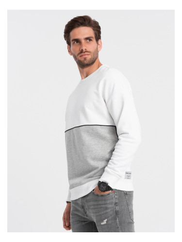 Ombre Men's OVERSIZE sweatshirt with contrasting color combination