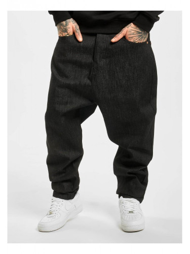Мъжки широки дънки в черен цвят Rocawear Antifit Hammer