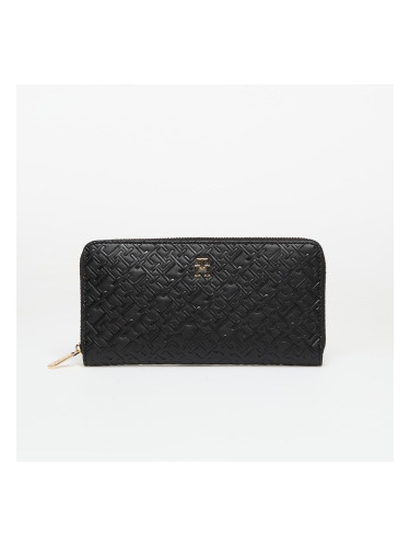 Портфейл Tommy Hilfiger TH Icon Large Za Mono Embo Wallet Black Universal