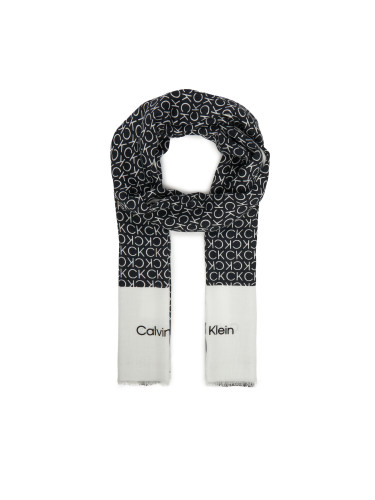 Шал Calvin Klein Aop Minimal Logo LV04F8053G Черен