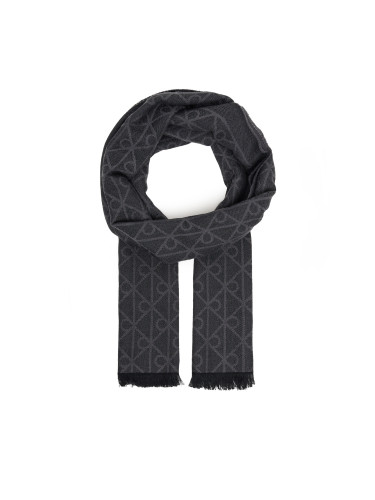 Зимен шал Calvin Klein LV04D8064G Черен