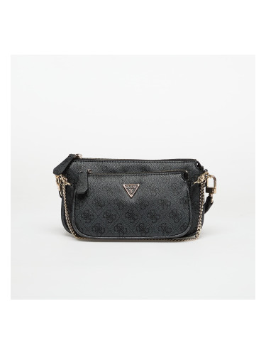 Чанта GUESS Noelle II Double Pouch Crossbody Coal Logo Universal