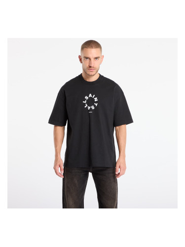 Тениска AllSaints Tierra Ss Crew Jet Black S