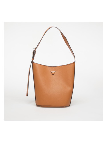 Чанта GUESS Meridian II Bucket Cognac Universal