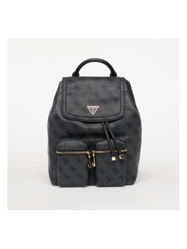 Чанта GUESS Manhattan II Flap Backpack Coal Logo Universal