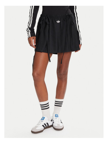 adidas Мини пола Ribbon JX2554 Черен Regular Fit