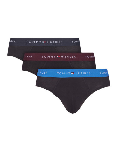 Tommy Hilfiger Комплект 3 чифта слипове UM0UM03471 Черен