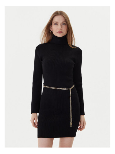 MICHAEL Michael Kors Плетена рокля MF583C633D Черен Regular Fit