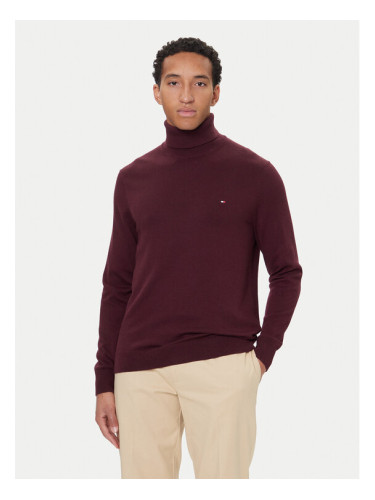 Tommy Hilfiger Поло MW0MW28048 Бордо Regular Fit