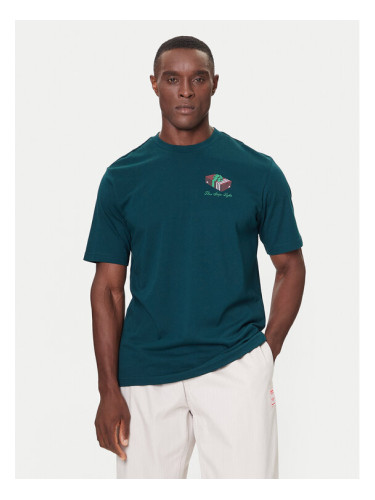 adidas Тишърт 3-Stripes Lights Giftbox Graphic JN2498 Зелен Regular Fit