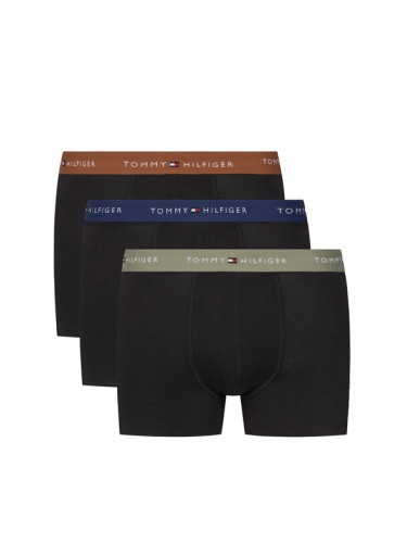 Tommy Hilfiger Комплект 3 чифта боксерки UM0UM02763 Черен