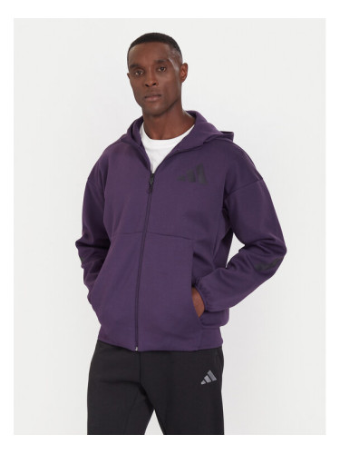 adidas Суитшърт Z.N.E. KB7124 Виолетов Regular Fit
