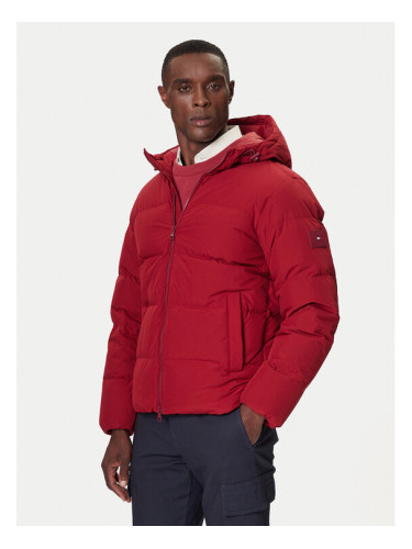 Tommy Hilfiger Пухено яке MW0MW40616 Червен Regular Fit