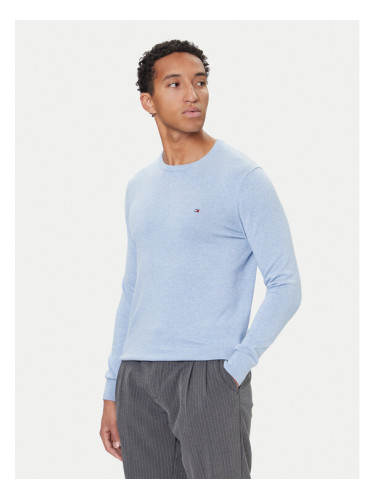 Tommy Hilfiger Пуловер MW0MW28046 Светлосиньо Regular Fit