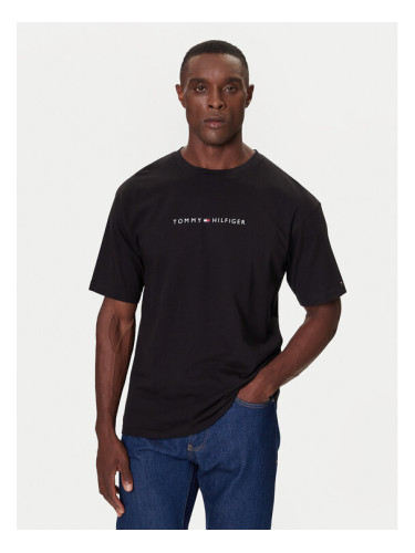 Tommy Hilfiger Тишърт UM0UM03685 Черен Relaxed Fit