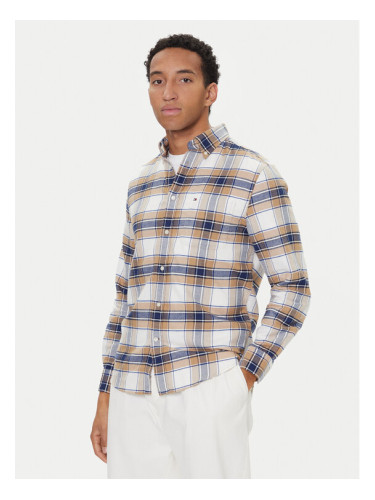 Tommy Hilfiger Риза Hero MW0MW40473 Бежов Regular Fit