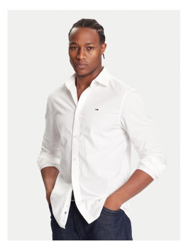 Tommy Jeans Риза DM0DM22026 Бял Regular Fit