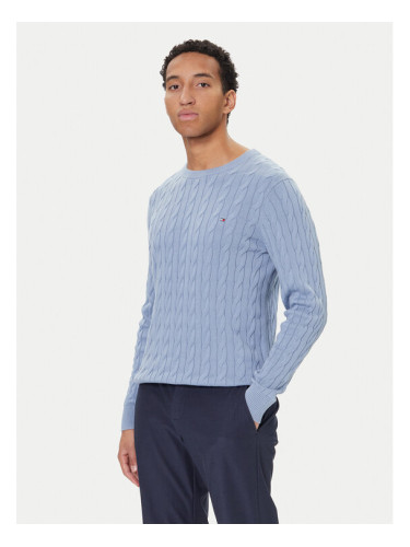 Tommy Hilfiger Пуловер MW0MW33132 Светлосиньо Regular Fit