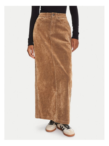 adidas Макси пола Adibreak JY2397 Кафяв Regular Fit