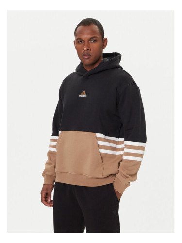 adidas Суитшърт JY2797 Бежов Loose Fit