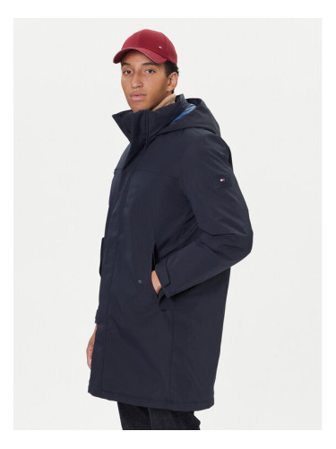 Tommy Hilfiger Зимно палто MW0MW41362 Тъмносин Regular Fit