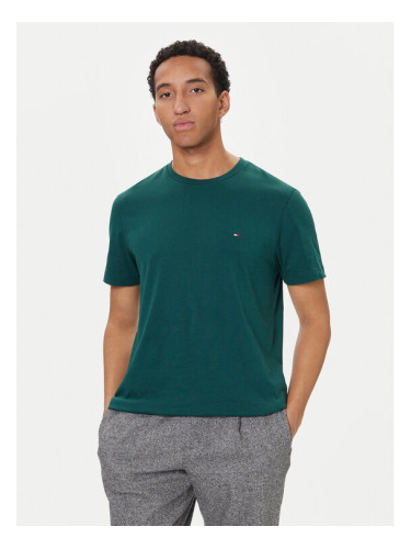 Tommy Hilfiger Тишърт Ess Seasonal MW0MW39995 Зелен Regular Fit