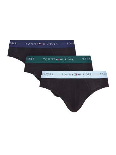 Tommy Hilfiger Комплект 3 чифта слипове UM0UM03471 Черен