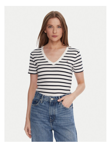 Tommy Hilfiger Тишърт WW0WW40584 Бял Regular Fit