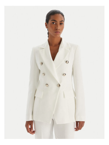 Maryley Сако 25IB139/43BC Бял Regular Fit