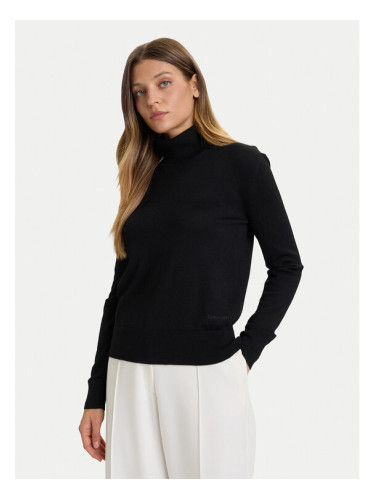 Calvin Klein Поло LV044D371G Черен Regular Fit