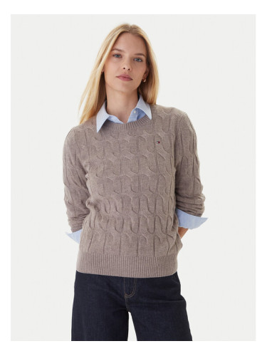 Tommy Hilfiger Пуловер WW0WW43586 Бежов Regular Fit