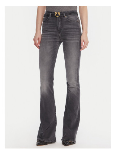 PINKO Дънки Flora 100166 A2S2 Сив Flare Fit