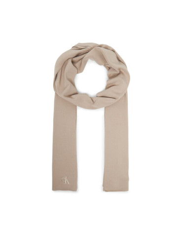 Calvin Klein Зимен шал Fine LV04D8021G Бежов