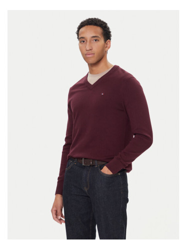 Tommy Hilfiger Пуловер MW0MW28047 Бордо Regular Fit