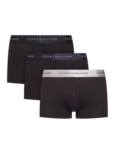 Tommy Hilfiger Комплект 3 чифта боксерки UM0UM03411 Черен