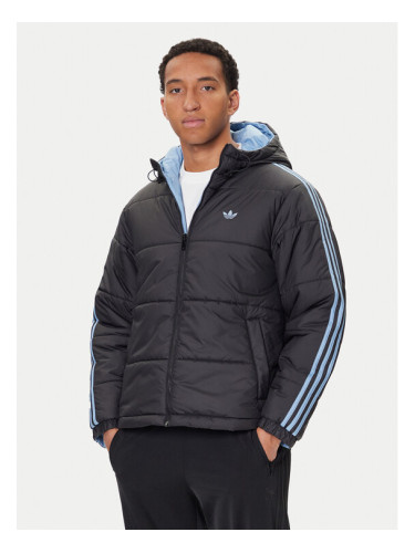 adidas Зимно яке adicolor Reversible JW5846 Черен Regular Fit