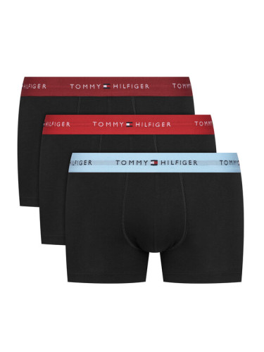 Tommy Hilfiger Комплект 3 чифта боксерки UM0UM02763 Черен