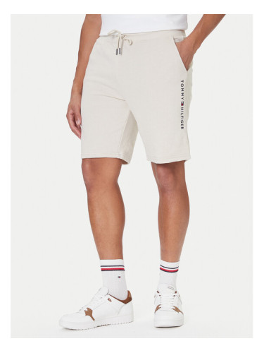 Tommy Hilfiger Спортни шорти UM0UM03452 Екрю Relaxed Fit